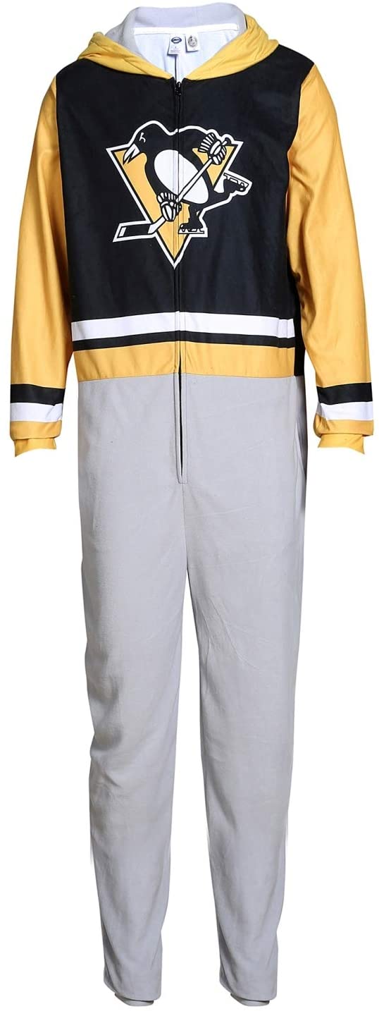 NHL Fleece Unisex Onesie Penguins