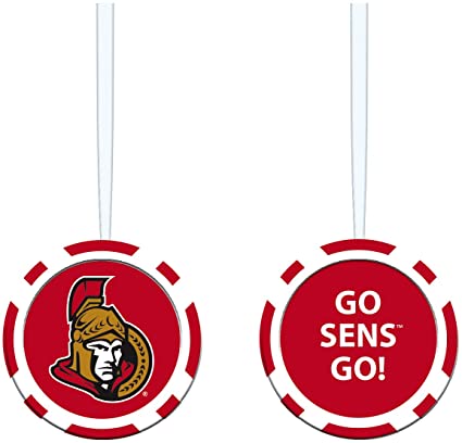 NHL Ornament Game Chip Senators