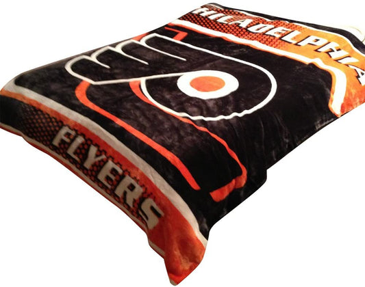 NHL Queen Sized Royal Plush Blanket Flyers