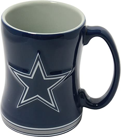 NFL Coffee Mug Sculpted Relief Cowboys