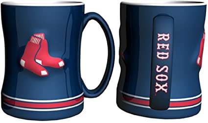 MLB Coffee Mug Sculpted Relief Red Sox