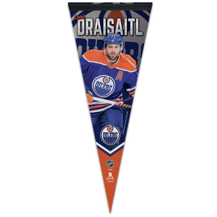 NHL Felt Player Pennant Leon Draisaitl Oilers