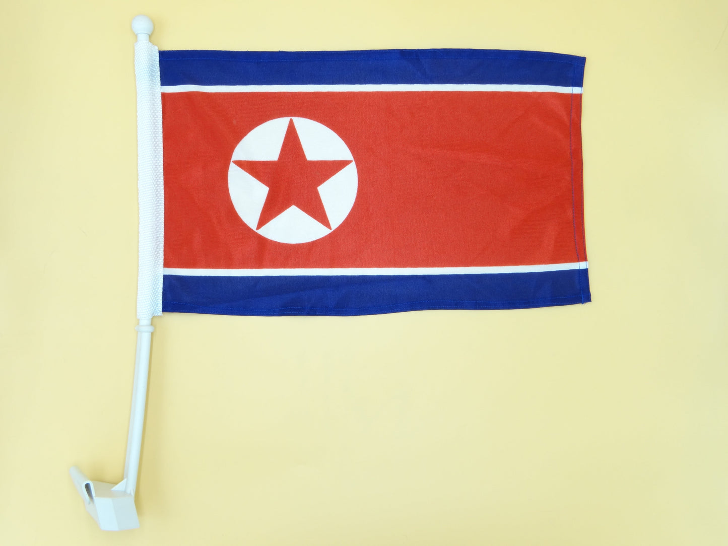 Country Car Flag North Korea