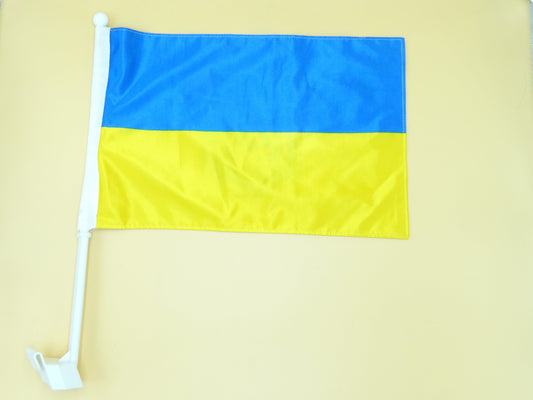 Country Car Flag Ukraine