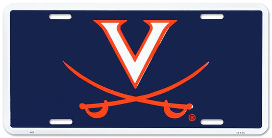 NCAA License Plate Metal Cavaliers