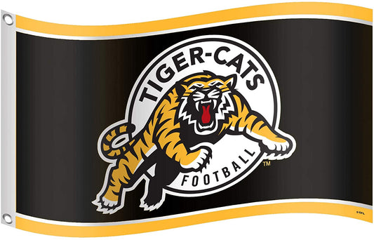 CFL Flag 3X5 Tiger-Cats