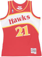 NBA Hardwood Classics Player 1986-87 Swingman Jersey Dominique Wilkins Hawks (Scarlet)
