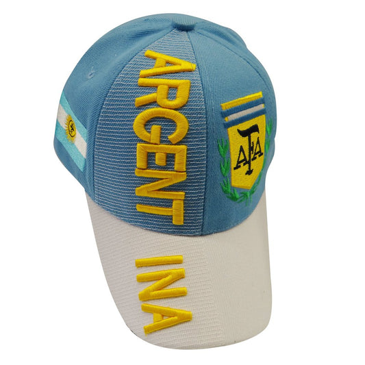 Country Hat 3D Argentina (Blue and White)