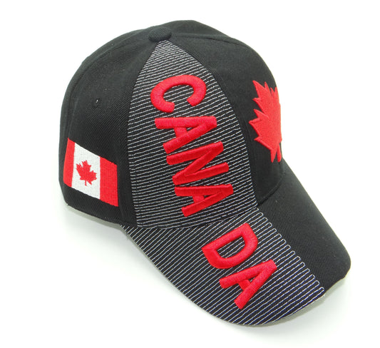 Country Hat 3D Canada (Black)