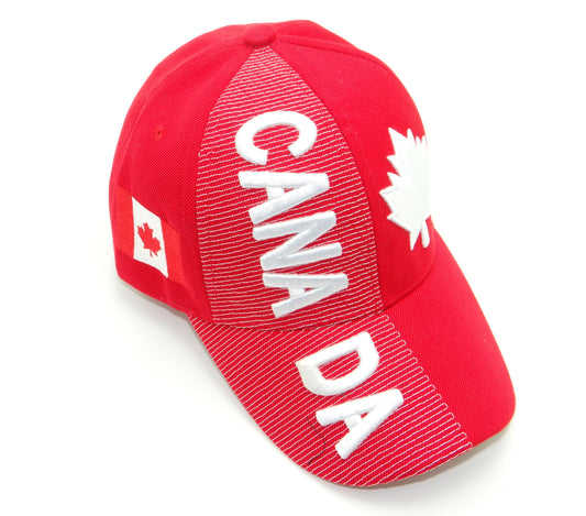 Country Hat 3D Canada (Red)