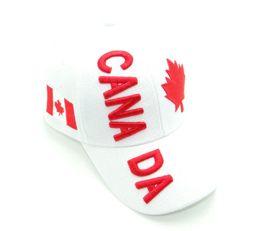 Country Hat 3D Canada (White)