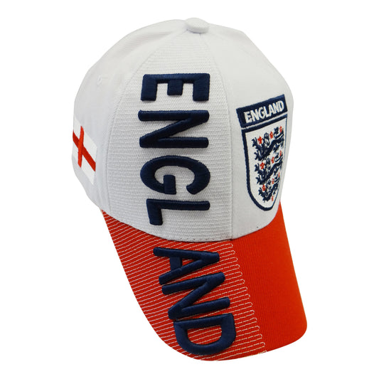 Country Hat 3D England (White)
