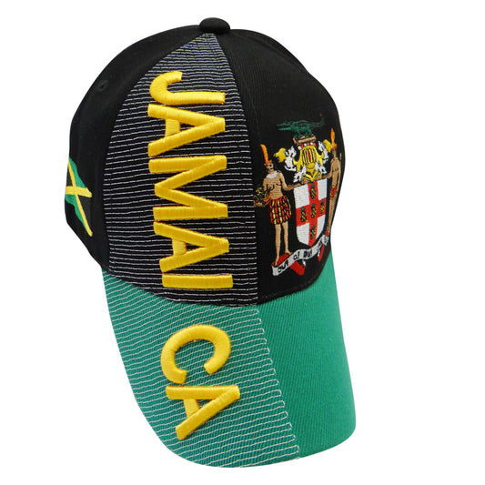 Country Hat 3D Jamaica (Coat of Arms)