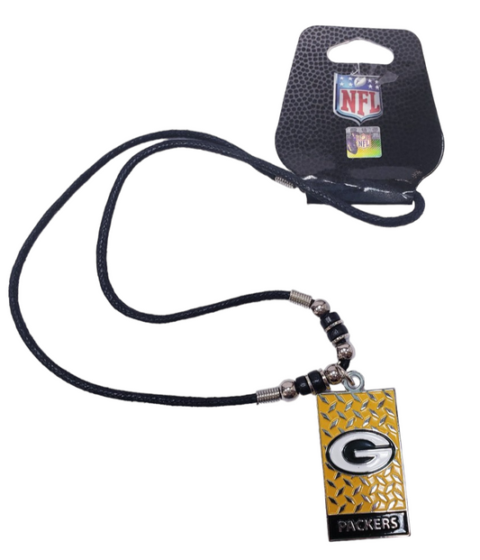 NFL Necklace Diamond Plate Packers