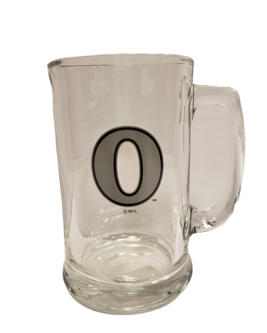 NHL Beer Mug 15 Oz Glass NHL 100 Classic Senators