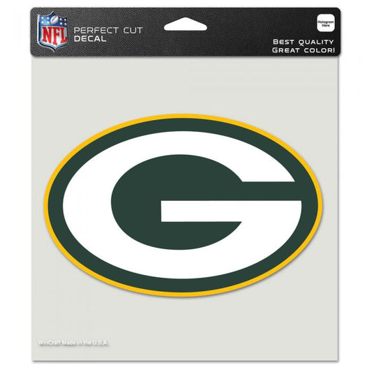 NFL Perfect Cut Decal 8x8 Packers