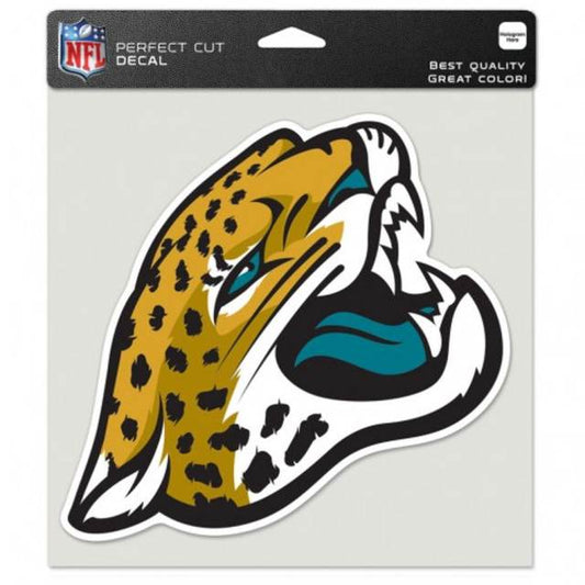 NFL Perfect Cut Decal 8X8 Jaguars
