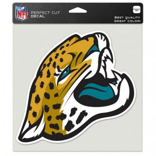 NFL Perfect Cut Decal 8x8 Jaguars