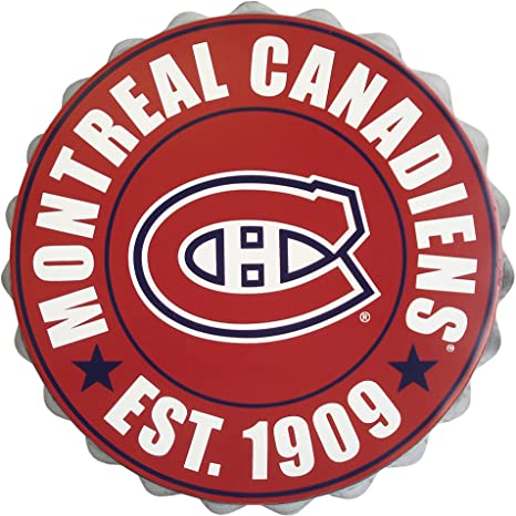 NHL Wall Logo Bottle Cap Canadiens