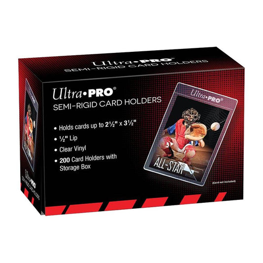 Ultra Pro Semi-Rigid Card Holders 200 Pack