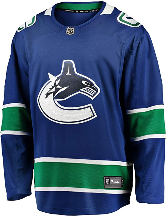 NHL Blank Replica Breakaway Jersey Home Canucks