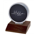 Ultra Pro UP81677 Hockey Puck Dark Wood Base Display Holder