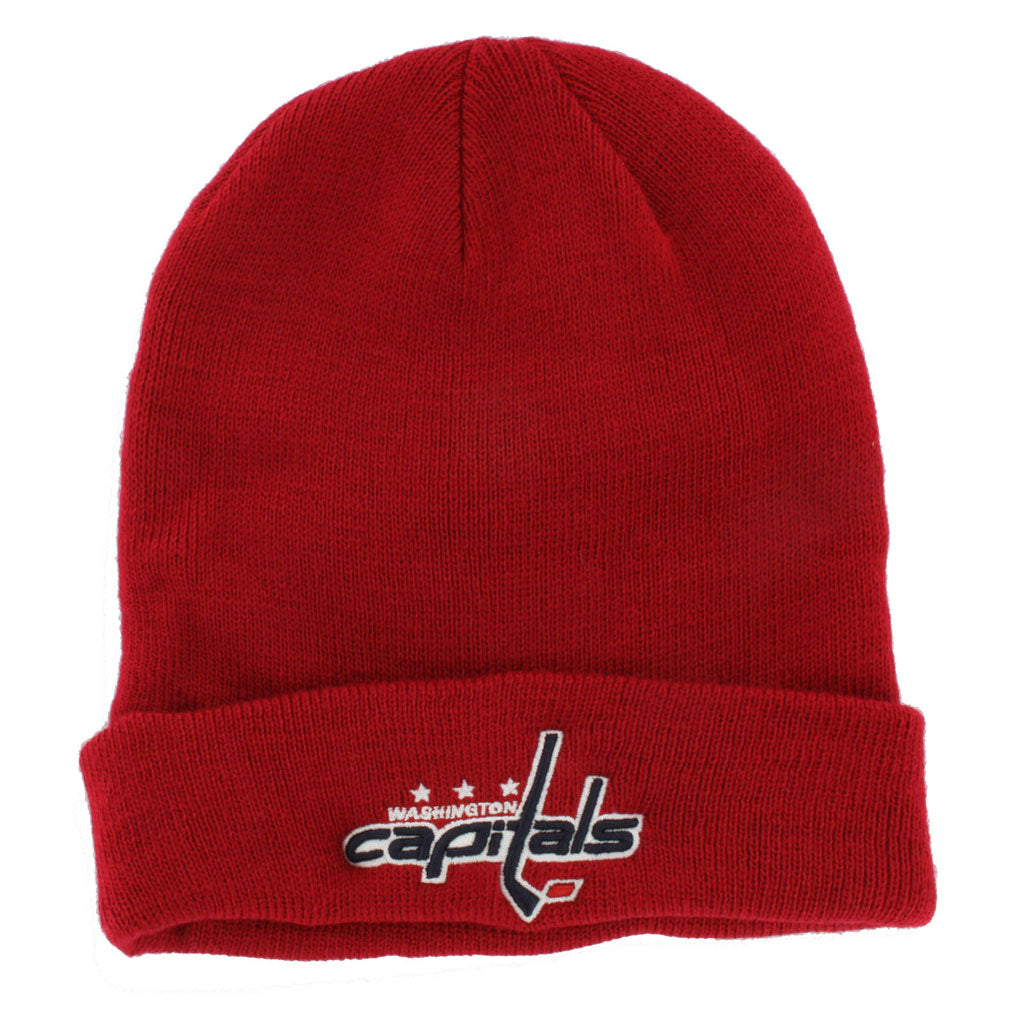 NHL Knit Hat Raised Cuff Capitals