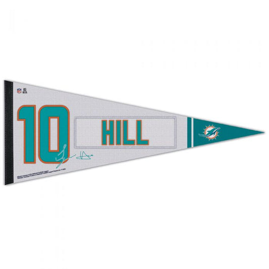 NFL Player Felt Pennant Tyreek Hill Dolphins