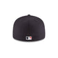 MLB Hat 5950 Cooperstown Wool World Series 1996 Yankees (Navy Blue)
