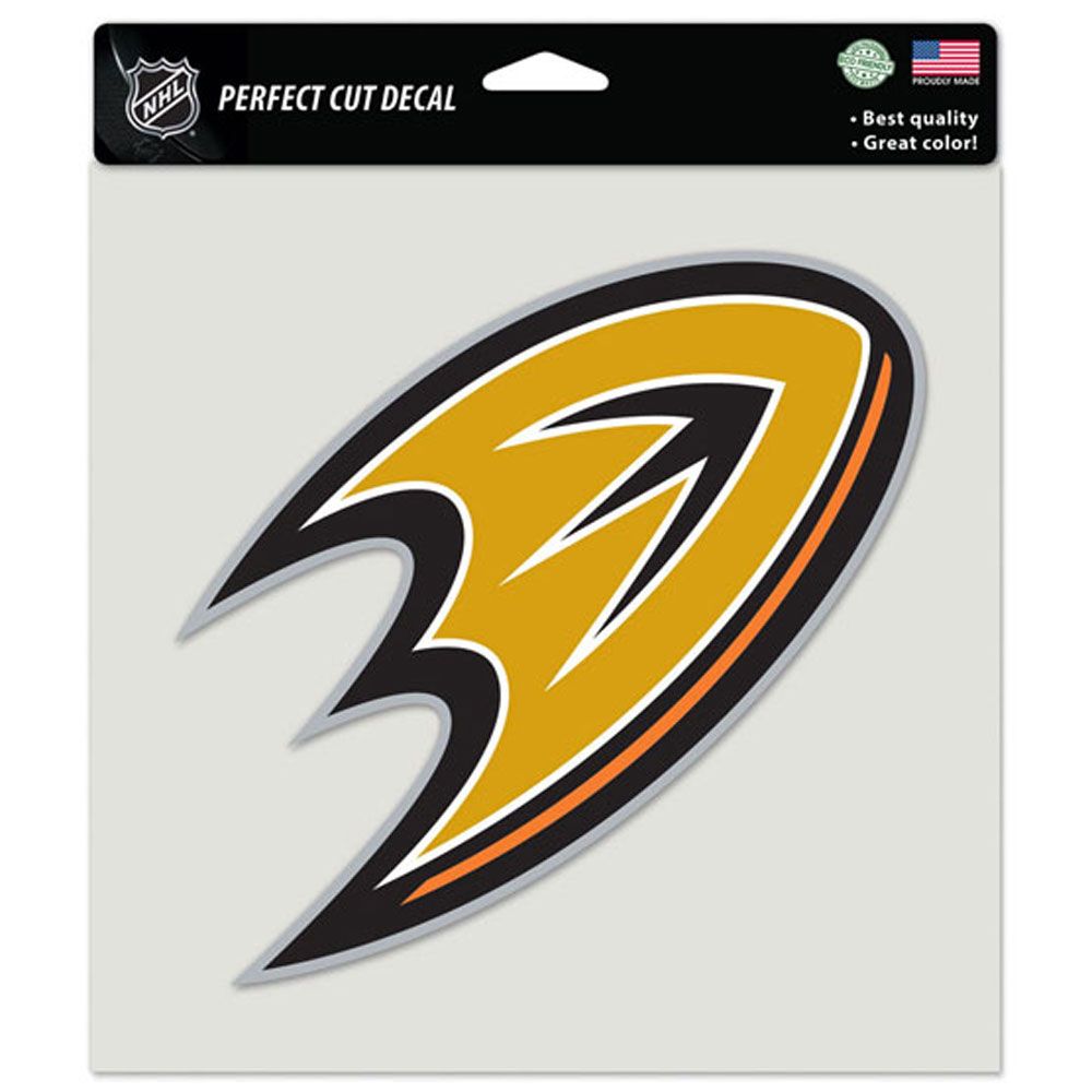 NHL Perfect Cut Decal 8x8 Ducks