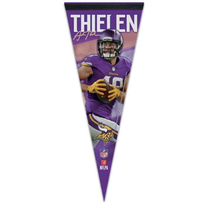 NFL Player Felt Pennant Adam Thielen Vikings