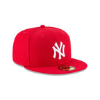 MLB Hat 5950 Basic Scarlet Red Yankees