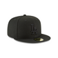 MLB Hat 5950 Basic Blackout Dodgers