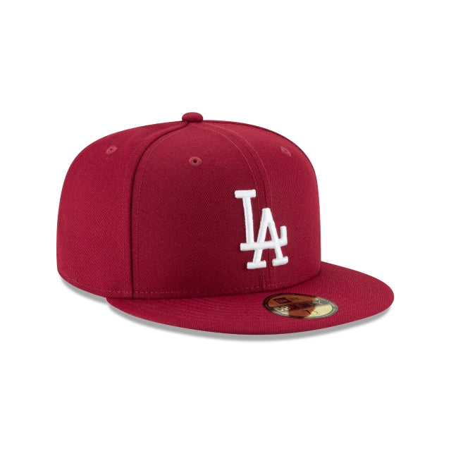 MLB Hat 5950 Basic Cardinal Dodgers (Burgundy)