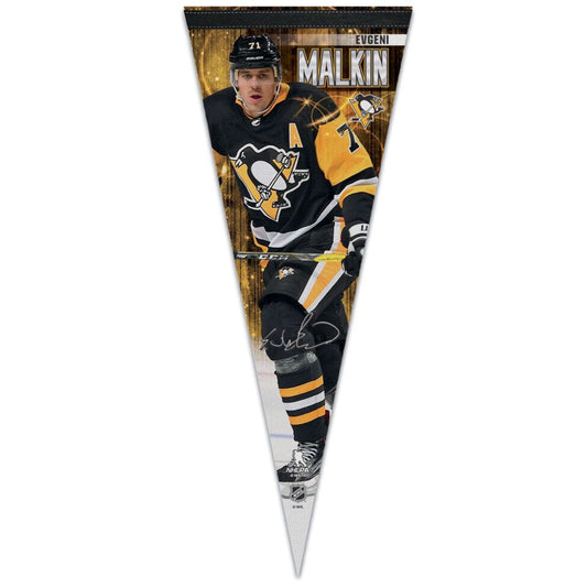 NHL Player Felt Pennant Evgeni Malkin Penguins