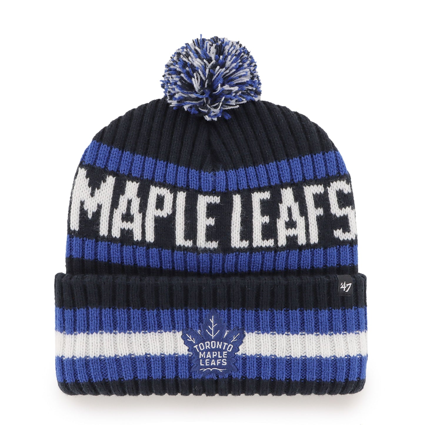 NHL Knit Hat Bering Cuff Maple Leafs