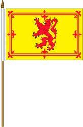 Country Mini-Stick Flag Scotland (Lion Rampant)
