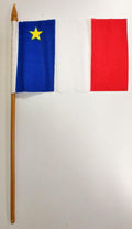 Country Mini-Stick Flag L'Acadie, New Brunswick