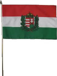 Country Stick Flag 12x18 Hungary