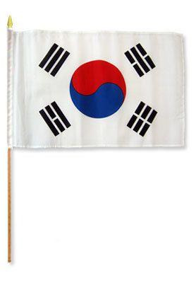 Country Mini-Stick Flag South Korea