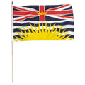 Country Mini-Stick Flag British Columbia
