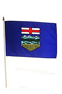 Provincial Mini-Stick Flag Alberta