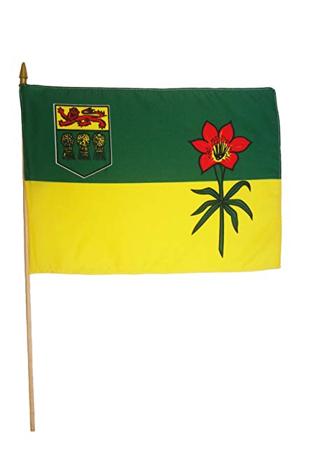 Country Mini-Stick Flag Saskatchewan