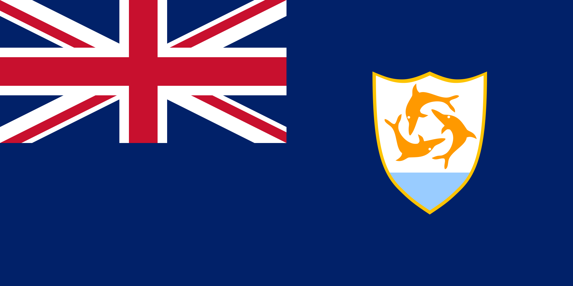 Country Flag 3x5 Anguilla