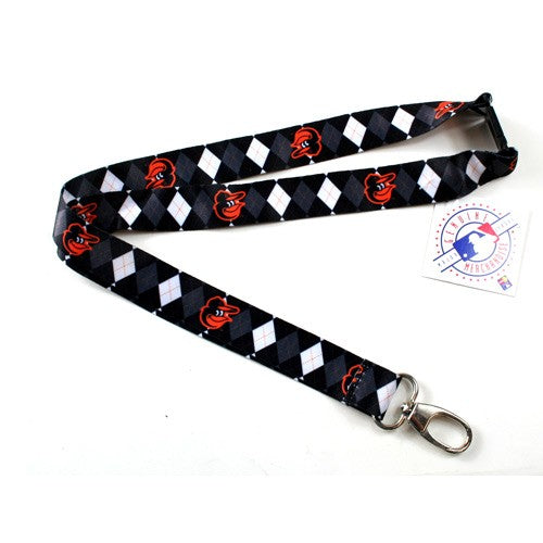 MLB Lanyard Argyle Orioles