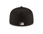 MLB Hat 5950 Cooperstown Wool World Series 1997 Marlins (Black)