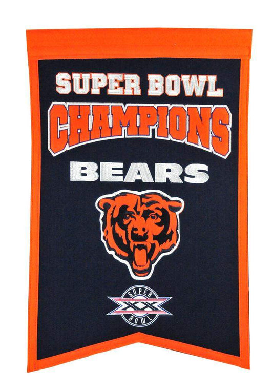 NFL Champions Banner Bears
