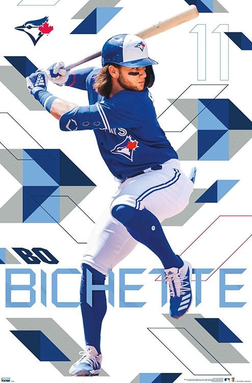 MLB Player Wall Poster Bo Bichette Blue Jays