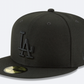 MLB Hat 5950 Basic Blackout Dodgers