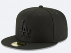 MLB Hat 5950 Basic Blackout Dodgers